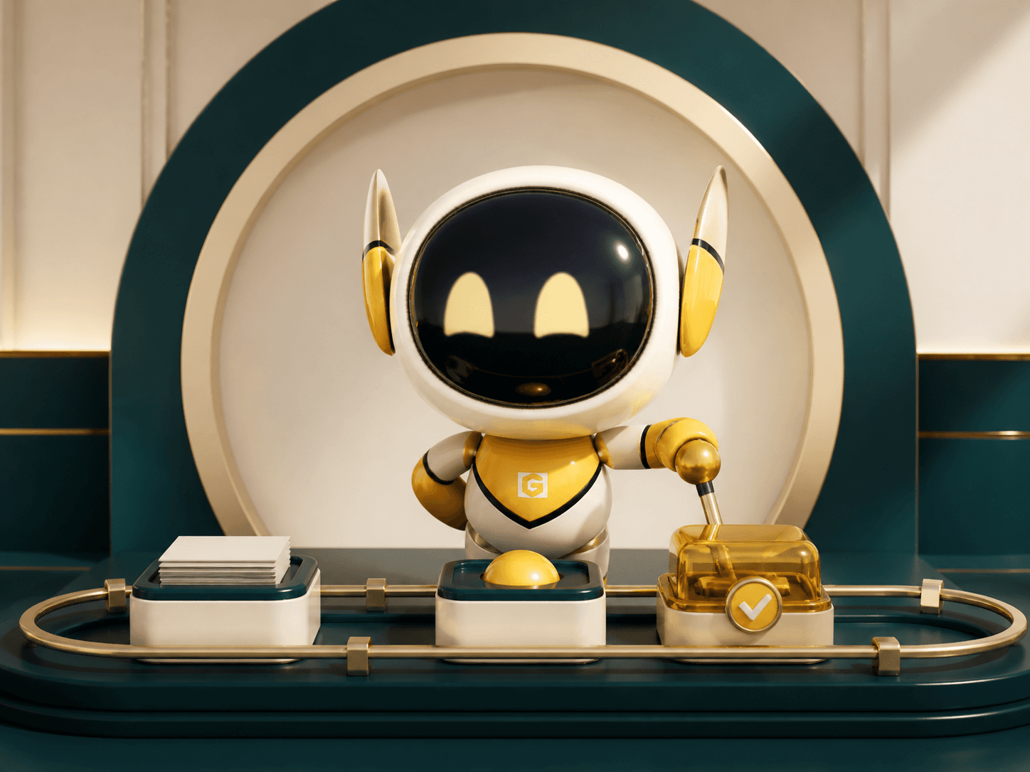 Mascot Golden Sea giám sát quy trình AI có điểm kiểm soát