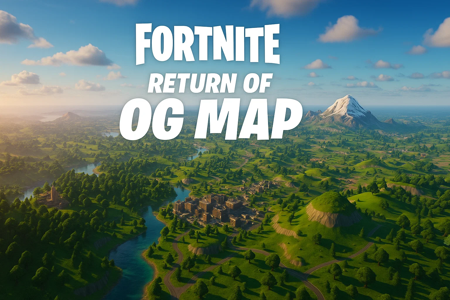 Fortnite Teases Return of OG Map