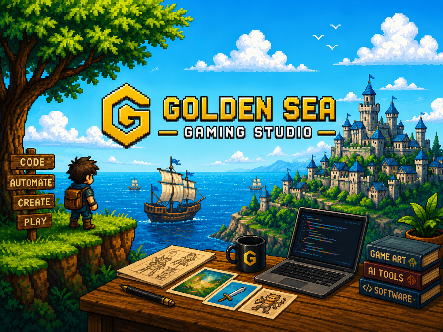 Golden Sea Gaming Studio: Software, AI & Games